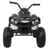 ATV electric, 2 motoare, roti pneumatice, alb