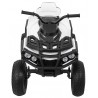 ATV electric, 2 motoare, roti pneumatice, alb