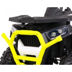 ATV electric Quad, off road, 12V, 3 viteze, roti spuma EVA, pornire lenta, MP3, faruri LED, AUX, USB, 113x68x78cm
