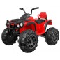 Quad ATV electric, 2 motoare, roti EVA, suspensii, rosu