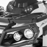 ATV electric alb, roti spuma EVA, 2 motoare