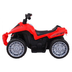 ATV electric Quad Little Monster, 6V/4,5Ah, 25W, 70 x 38.5 x 42 cm, roti plastic, scaun 24 x 13 cm