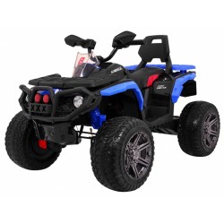 ATV electric Quad Maverick, off road, 12V, faruri LED, 2 viteze, roti spuma EVA, MP3, intrare USB, buton Start, 118x78x75cm