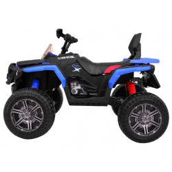 ATV electric Quad Maverick, off road, 12V, faruri LED, 2 viteze, roti spuma EVA, MP3, intrare USB, buton Start, 118x78x75cm