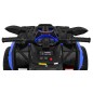ATV electric Quad Maverick, off road, 12V, faruri LED, 2 viteze, roti spuma EVA, MP3, intrare USB, buton Start, 118x78x75cm