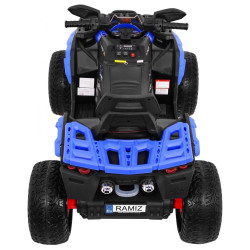 ATV electric Quad Maverick, off road, 12V, faruri LED, 2 viteze, roti spuma EVA, MP3, intrare USB, buton Start, 118x78x75cm