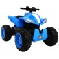 ATV electric Quad Sport Run 4x4, roti spuma EVA, 4 motoare, albastru