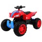 ATV electric Quad Sport Run 4x4, 12V, roti spuma EVA, lumini LED, 2 viteze, melodii, USB, SD, 107x71x71cm