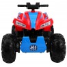 ATV electric Quad Sport Run 4x4, 12V, roti spuma EVA, lumini LED, 2 viteze, melodii, USB, SD, 107x71x71cm