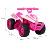 ATV electric Quad , off road, 6V/4,5Ah, 25W, 70 x 38.5 x 42 cm, greutate suportata 30 kg, roti plastic