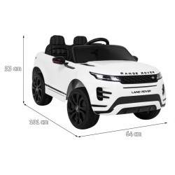Masinuta electrica Range Rover, 2 scaune, alb
