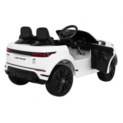 Masinuta electrica Range Rover, 2 scaune, alb