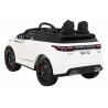 Masinuta electrica Range Rover, roti spuma EVA, 2 locuri, 2 motoare, alb