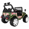 Masinuta electrica 4x4, functie drift, 2 motoare, roti EVA, verde