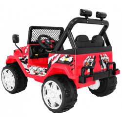 Masinuta electrica drift, 2 locuri, 2 motoare, roti spuma EVA, rosu