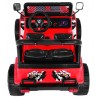 Masinuta electrica drift, 2 locuri, 2 motoare, roti spuma EVA, rosu
