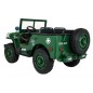 Masinuta electrica millitara, 4x4, Bluetooth, 2 scaune, Verde