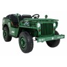Masinuta electrica millitara, 4x4, Bluetooth, 2 scaune, Verde
