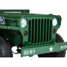 Masinuta electrica millitara, 4x4, Bluetooth, 2 scaune, Verde