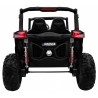 Masinuta electrica Buggy SuperStar 4x4, 4 motoare, 2 locuri, roti spuma EVA, Bluetooth, negru