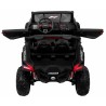 Masinuta electrica Buggy SuperStar 4x4, 4 motoare, 2 locuri, roti spuma EVA, Bluetooth, negru