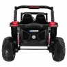 Masinuta electrica Buggy SuperStar 4x4, 4 motoare, 2 locuri, roti spuma EVA, Bluetooth, rosu