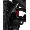 Masinuta electrica Buggy SuperStar 4x4, 4 motoare, 2 locuri, roti spuma EVA, Bluetooth, rosu