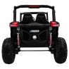 Masinuta electrica Buggy SuperStar 4x4, 4 motoare, roti spuma EVA, 2 locuri, Bluetooth, negru