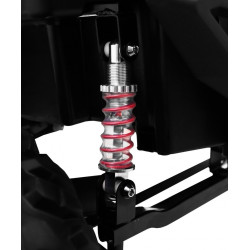 Masinuta electrica Buggy SuperStar 4x4, 4 motoare, roti spuma EVA, 2 locuri, Bluetooth, negru