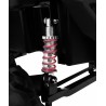 Masinuta electrica Buggy SuperStar 4x4, 4 motoare, roti spuma EVA, 2 locuri, Bluetooth, negru