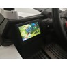 Masinuta electrica Buggy SuperStar 4x4, 4 motoare, roti spuma EVA, 2 locuri,  Panou tactil MP4, alb negru
