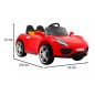 Masinuta sport electrica 4x4, panou tactil MP4, SD, AUX, USB, 4x45W, suspensii fata spate, roti EVA, 3 viteze, 2 scaune