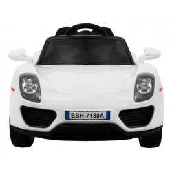 Masinuta electrica Roadster, 2x12V, telecomanda, 3 viteze, roti spuma EVA, suspensii, lumini, muzica, capacitate 25 kg