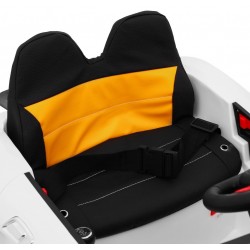 Masinuta electrica Roadster, 2x12V, telecomanda, 3 viteze, roti spuma EVA, suspensii, lumini, muzica, capacitate 25 kg
