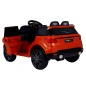 Masinuta electrica sport Orange, 2x30W, roti plastic, 3 viteze, 2 scaune, suspenie fata spate, lumina LED, muzica, blocare usa