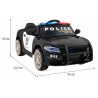 Masinuta electrica Super-Police, sport, 2x45W, telecomanda, roti EVA, lumina LED fata spate, muzica, Bluetooth