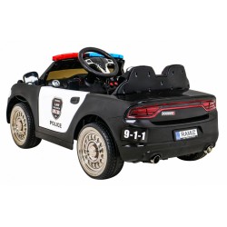 Masinuta electrica Super-Police, sport, 2x45W, telecomanda, roti EVA, lumina LED fata spate, muzica, Bluetooth