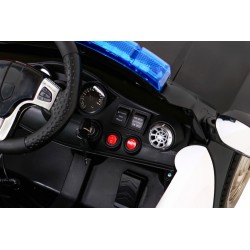 Masinuta electrica Super-Police, sport, 2x45W, telecomanda, roti EVA, lumina LED fata spate, muzica, Bluetooth
