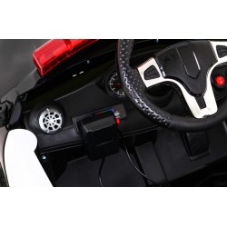 Masinuta electrica Super-Police, sport, 2x45W, telecomanda, roti EVA, lumina LED fata spate, muzica, Bluetooth