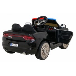 Masinuta electrica Super-Police, sport, 2x45W, telecomanda, roti EVA, lumina LED fata spate, muzica, Bluetooth