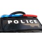 Masinuta electrica Super-Police, sport, 2x45W, telecomanda, roti EVA, lumina LED fata spate, muzica, Bluetooth