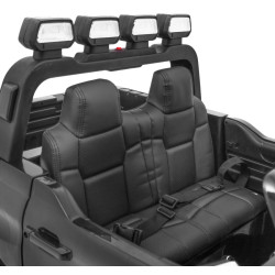 Masinuta electrica Toyota Tundra, 2 locuri, 4 motoare, roti EVA, negru