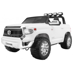 Masinuta electrica Toyota Tundra, 2 locuri, 2 motoare, alb
