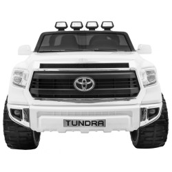 Masinuta electrica Toyota Tundra, 2 locuri, 2 motoare, alb