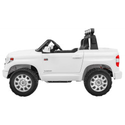 Masinuta electrica Toyota Tundra, 2 locuri, 2 motoare, alb