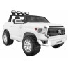 Masinuta electrica Toyota Tundra, 2 locuri, 2 motoare, alb