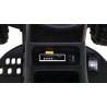 Tractor electric Titanium cu remorca, roti spuma EVA, 2 motoare, rosu