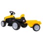 Tractor cu remorca electric, 6V/4,5Ah, 25W, roti plastic, 112 x 40 x 43 cm, greutate suportata 25 kg