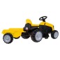 Tractor cu remorca electric, 6V/4,5Ah, 25W, roti plastic, 112 x 40 x 43 cm, suporta 25 kg