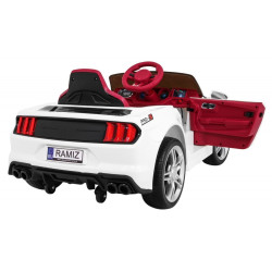 Masinuta electrica sport, 25W, 6V/4,5Ah, roti plastic, angrenaj fata spate, greutate suportata 25 kg